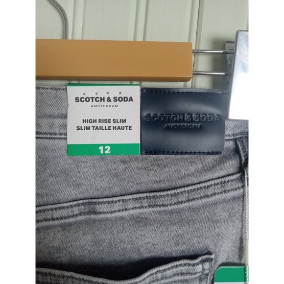 NWT Women’s Scotch & Soda High Rise Slim Jeans Size 12 – Designer Denim - Picture 15 of 15